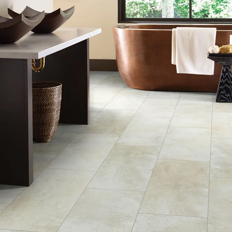 Bathroom Luxury Vinyl Flooring | The Carpet Stop