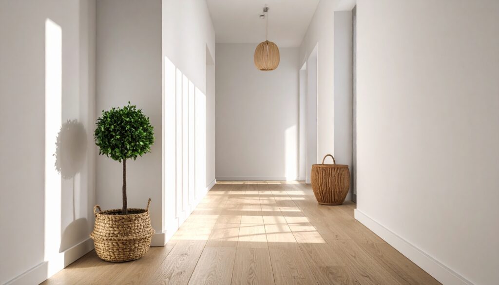 White oak hardwood flooring